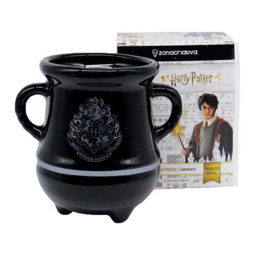 Caneca Poção Hogwarts 3D 350ml em Porcelana Zona Criativa