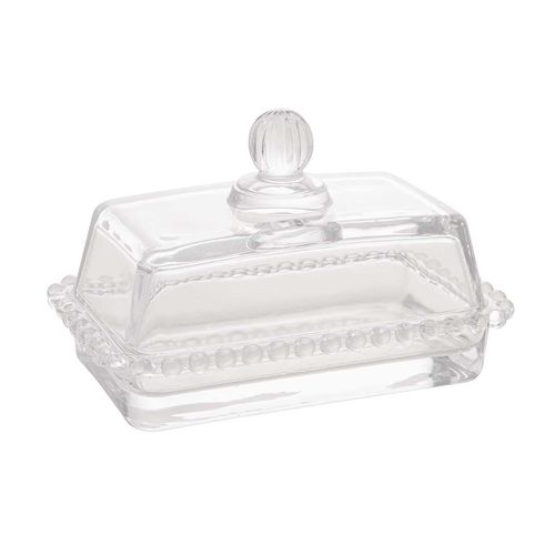 Manteigueira Pearl 17x10x5x10cm em Cristal Rojemac