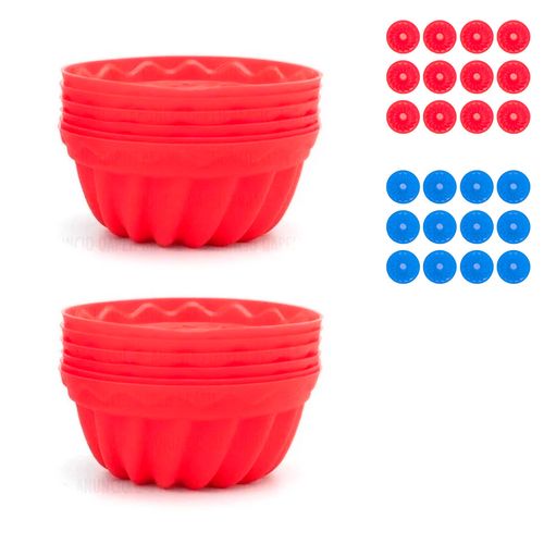Jogo Forminha de Silicone 12 peças UniHome