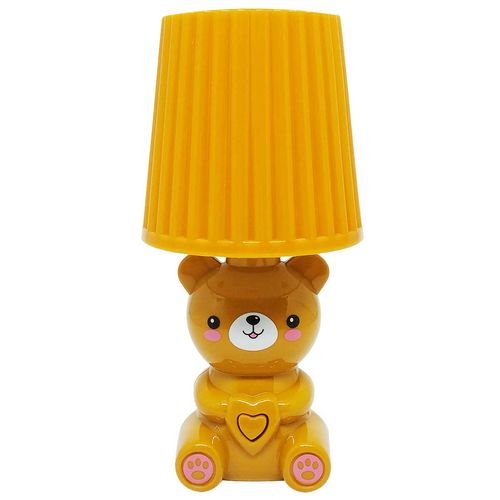 Luminária de Mesa Decorativa Ursinho 16x5cm em Plástico Livon