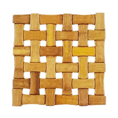 Descanso de Panela Retângulos de Bambu 16cm Casita Imporiente