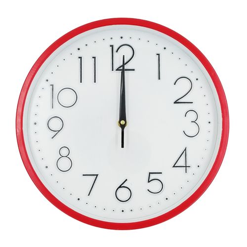 Relógio de Parede Vintage 30cm em Plástico Casa Ambiente