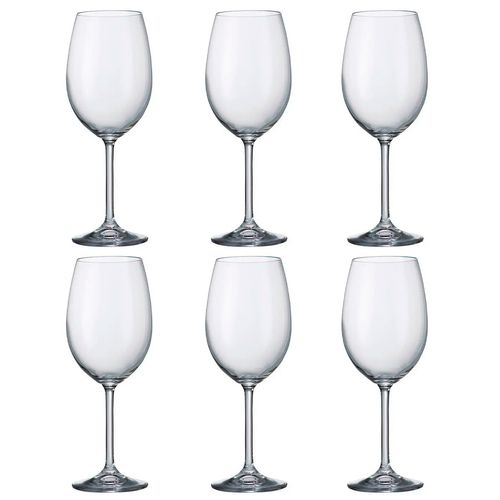 Jogo de taça 6 peças vinho branco gastro 350ml Hauskraft