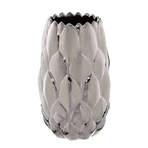 Vaso Decorativo de Cerâmica 17,5x17,5x28cm Mabruk