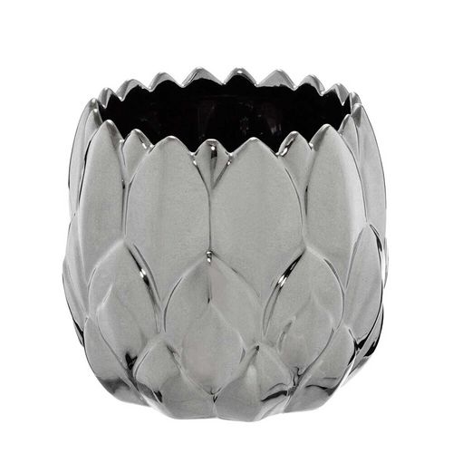Vaso Decorativo de Cerâmica 18,5x18,5x17cm Mabruk