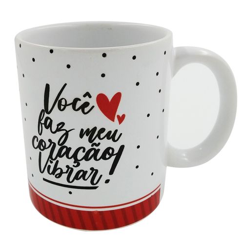 Caneca  *Você*  300ml em Porcelana Sude Presentes