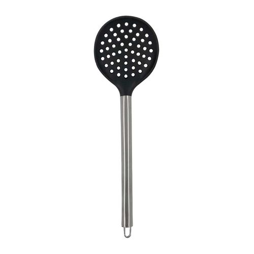 Escumadeira de silicone preto 35cm UniHome
