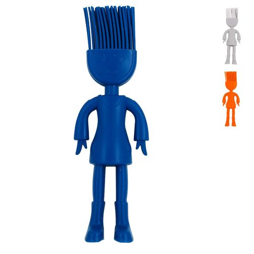 Pincel de Cozinha de Silicone Corpinho Cores Sortidas 15cm Rocie