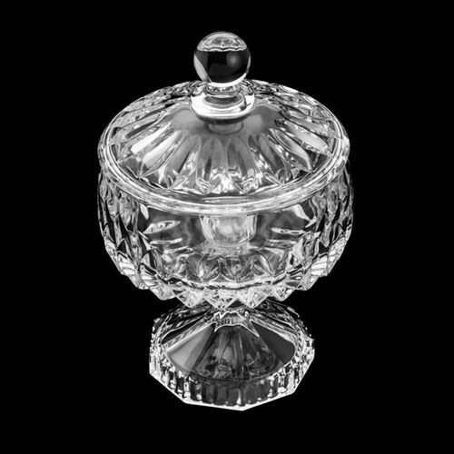 Bomboniere Loise 23cm Cristal amarelada Rojemac