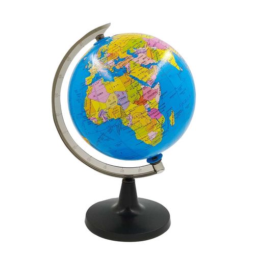 Globo Terrestre 16x23cm em Plástico Cascavel