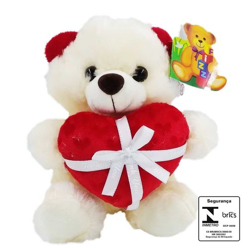 Urso de Pelúcia 20cm em Poliéster Fizzy