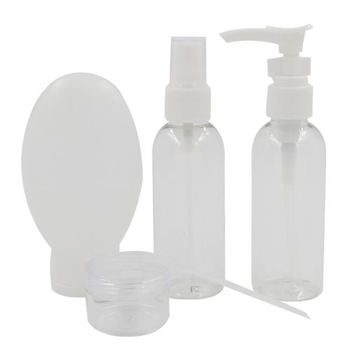 Kit P/ Viagem 5 Peças em Plástico Colorido Multiart