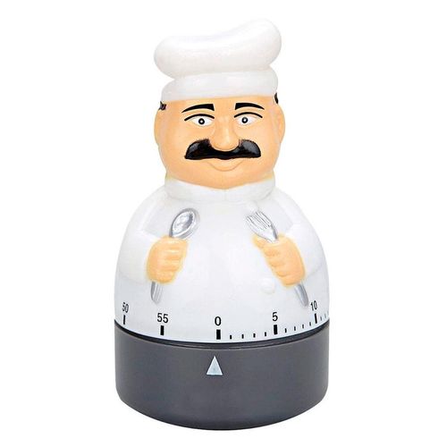 Timer Cozinheiro 10,3x5,8cm em Plástico Clink