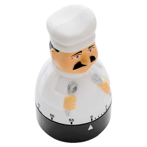 Timer Cozinheiro 10,3x5,8cm em Plástico Clink