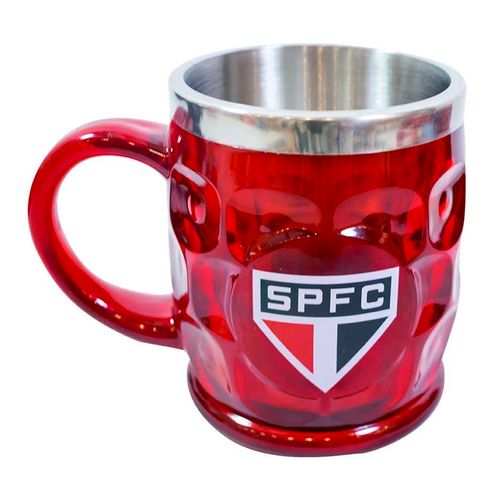 Caneca Térmica São Paulo 500ml em Plástico e Inox Mileno