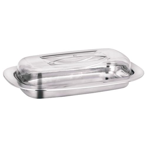 Manteigueira 4x19,5cm em Aço Inox Livon