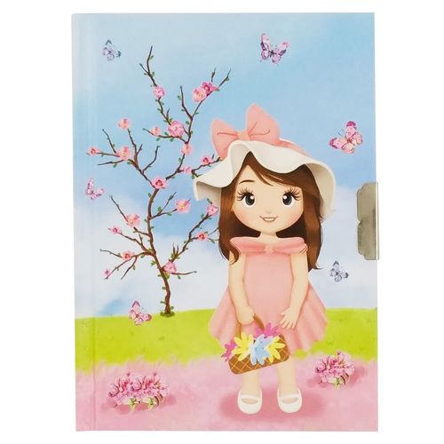 Diário Girl 15x11cm em Papel Modelos Sortidos Sanxia