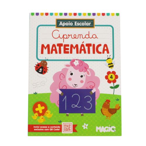 Livro Infantil Apoio Escolar Aprenda Matemática Magic Kids