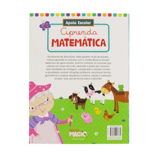 Livro Infantil Apoio Escolar Aprenda Matemática Magic Kids