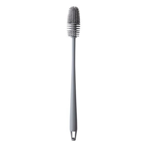 Escova P/ Garrafas 31,5x3,3cm em Plástico Cinza Clink