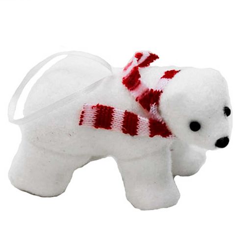 Urso Polar De Isopor 10x6cm Rio de Ouro