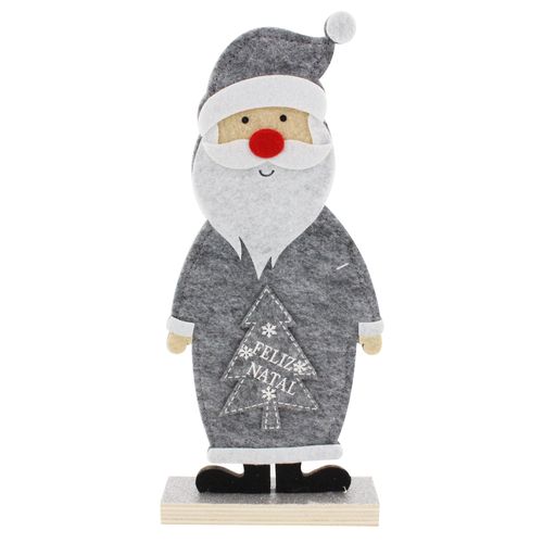 Enfeite Natalino Decorativo P/ Mesa 28cm em Poliéster Fartex