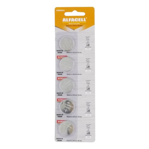 Conjunto de Bateria Lithium Cell 3V Botão 5  Peças Imporiente