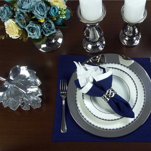 Prato Folha Decorativo de Cerâmica 29x25x7cm Rojemac