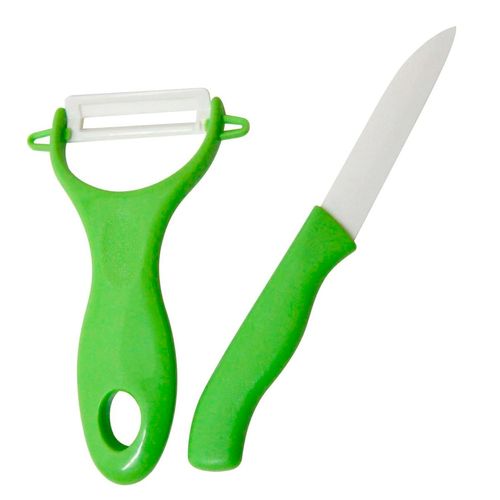 Kit C/ Lâmina e Faca de Inox Ke Home