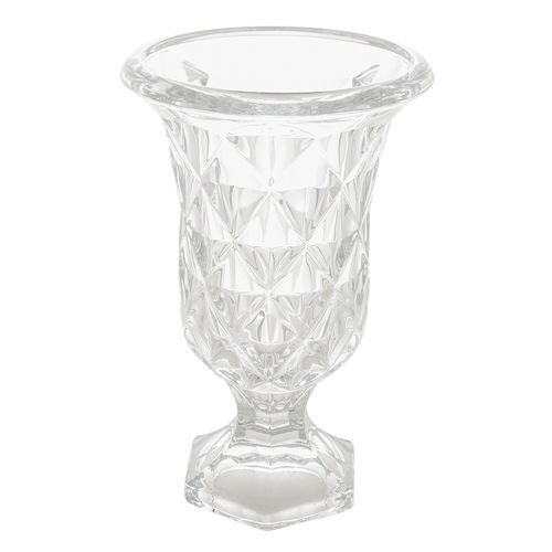 Vaso de vidro Diamond 15x24cm Lyor