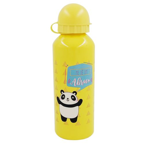 Garrafa Squeeze Tema: Panda 500ml em Alumínio Moment