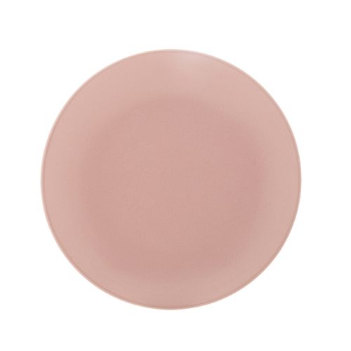 Prato P/ Sobremesa de Cerâmica Cronus Rosa Lyor