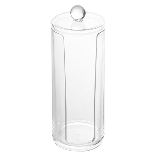 Porta Algodão 20x7,5cm  em Acrílico Transparente Lyor