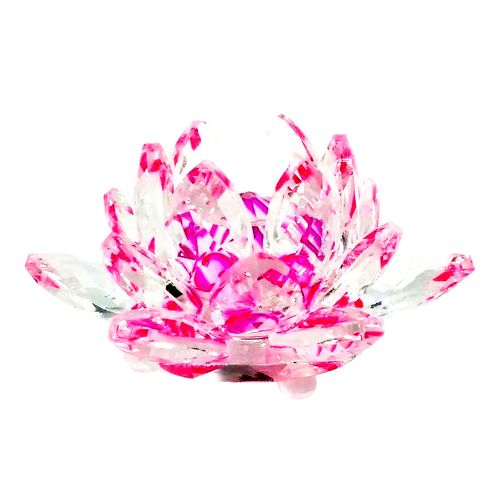 Flor de Lótus Decorativa 5cm em Vidro Forbees