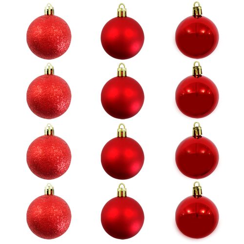 Bola de Natal 4cm 12 Peças Rio Master