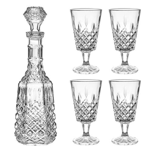 Conjunto Licor 5 Peças em Vidro Hauskraft