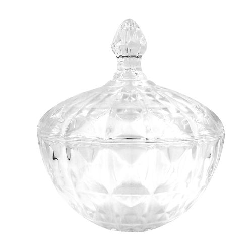 Potiche Decorativo 19x16cm em Vidro Dagia