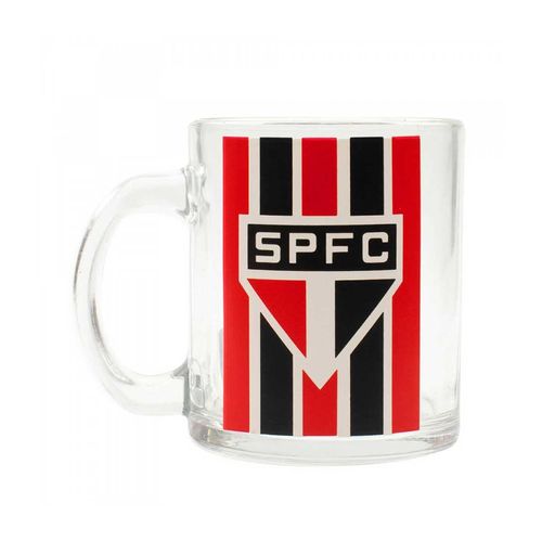 Caneca C/ Chaveiro São Paulo 370ml em Vidro Mileno