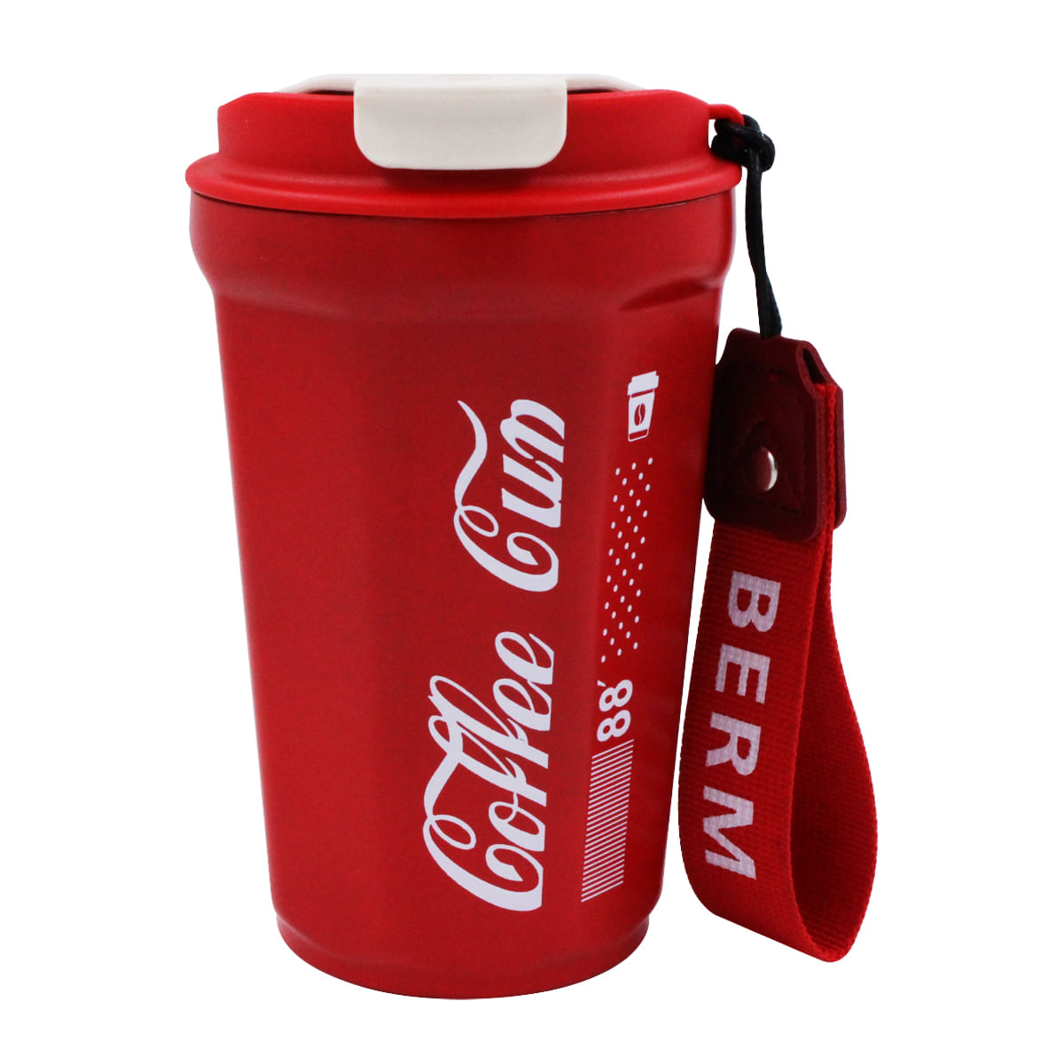 Copo Isotérmico C/ Alça 350ml em Aço Inox Golden Rio