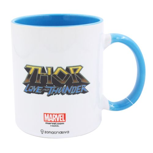 Caneca Thor Love And Thunder 350ml em Cerâmica