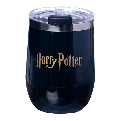 Copo Harry Potter C/ Tampa 400ml em Aço Inox Zona Criativa