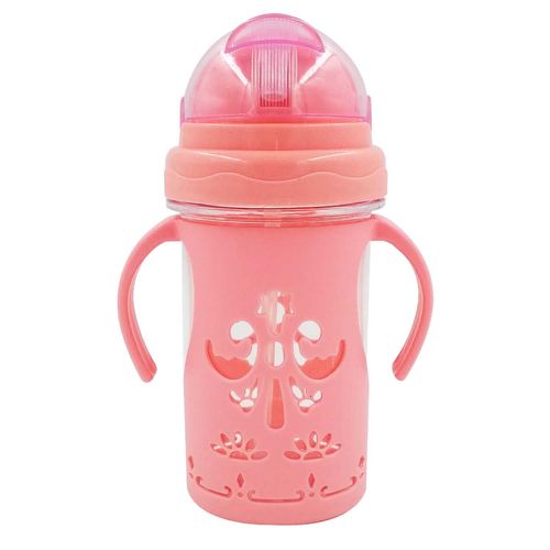Copo C/ Tampa e Alças Laterais 300ml em Plástico Fwb