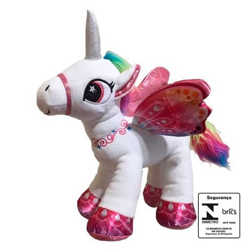 Unicórnio de Pelúcia 28cm Fizzy