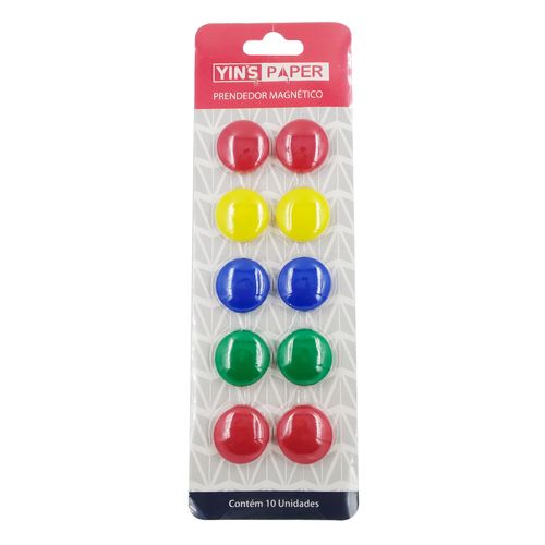 Jogo de Imã Colorido 10 Peças YIN`S