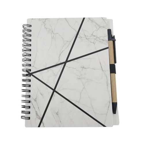 Bloco de Anotações Tema: Formas Geométricas C/ Caneta 18x14cm em Papel Interponte