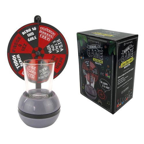 Jogo Vira-Vira Roleta Shot 50ml em Plástico Moment