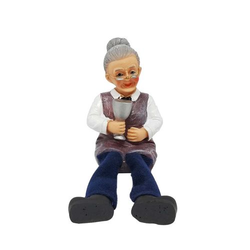 Vovó / Vovô Decorativo 10cm em Resina Youbai