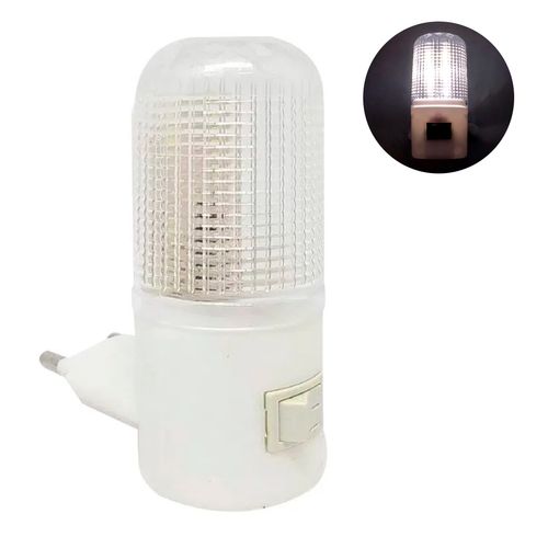 Mini Luminária de Tomada em Plástico Livon