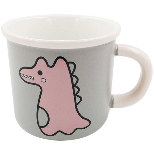 Caneca Dinossauro 8x9cm em Cerâmica World Classic