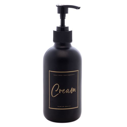 Porta Creme C/ Pump 250ml em Vidro Lyor